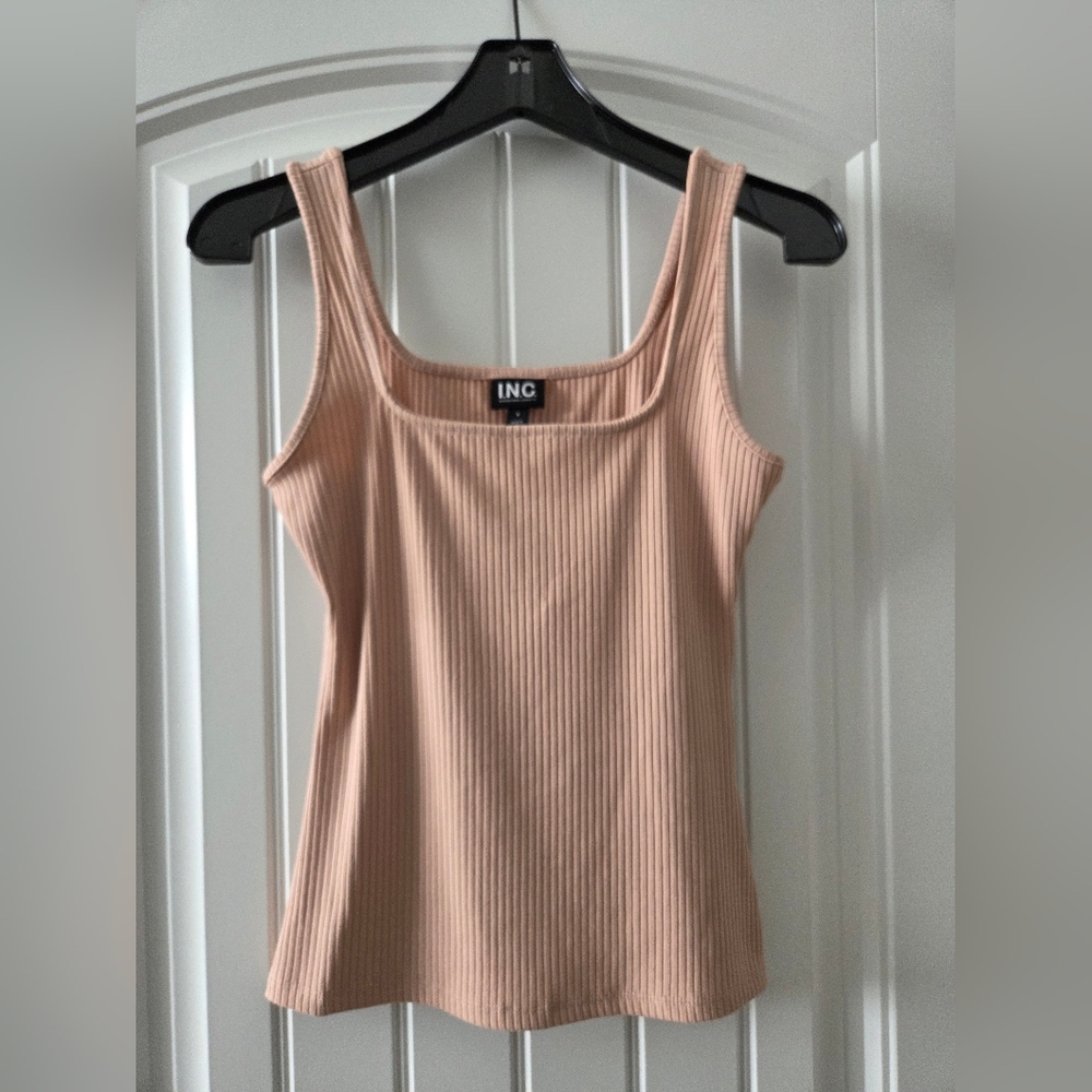 INC Ribbed Tank Top - Picture 2 of 7